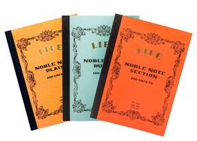 Life Stationery Noble Note A5 Side Bound Notebook