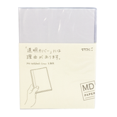 Midori MD A6 Notebook Cover- Clear