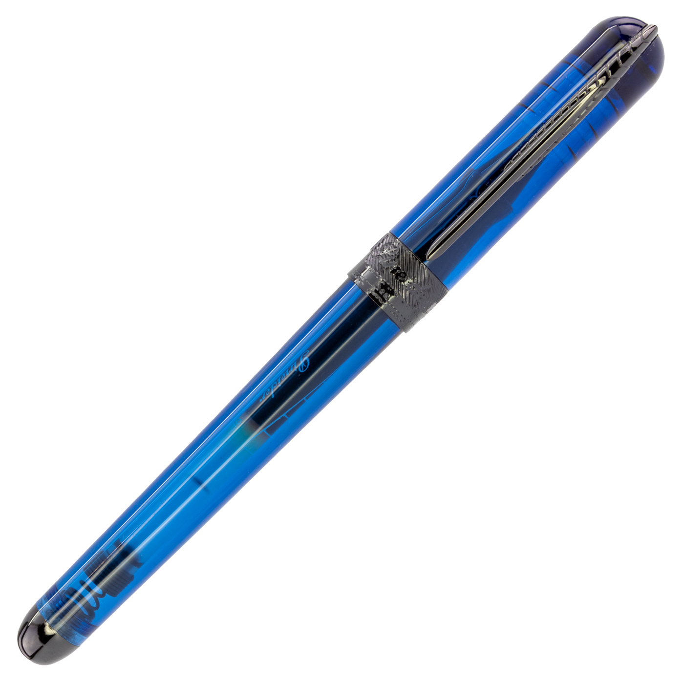 Pineider Avatar Black Edition UR Rollerball- Sky Blue