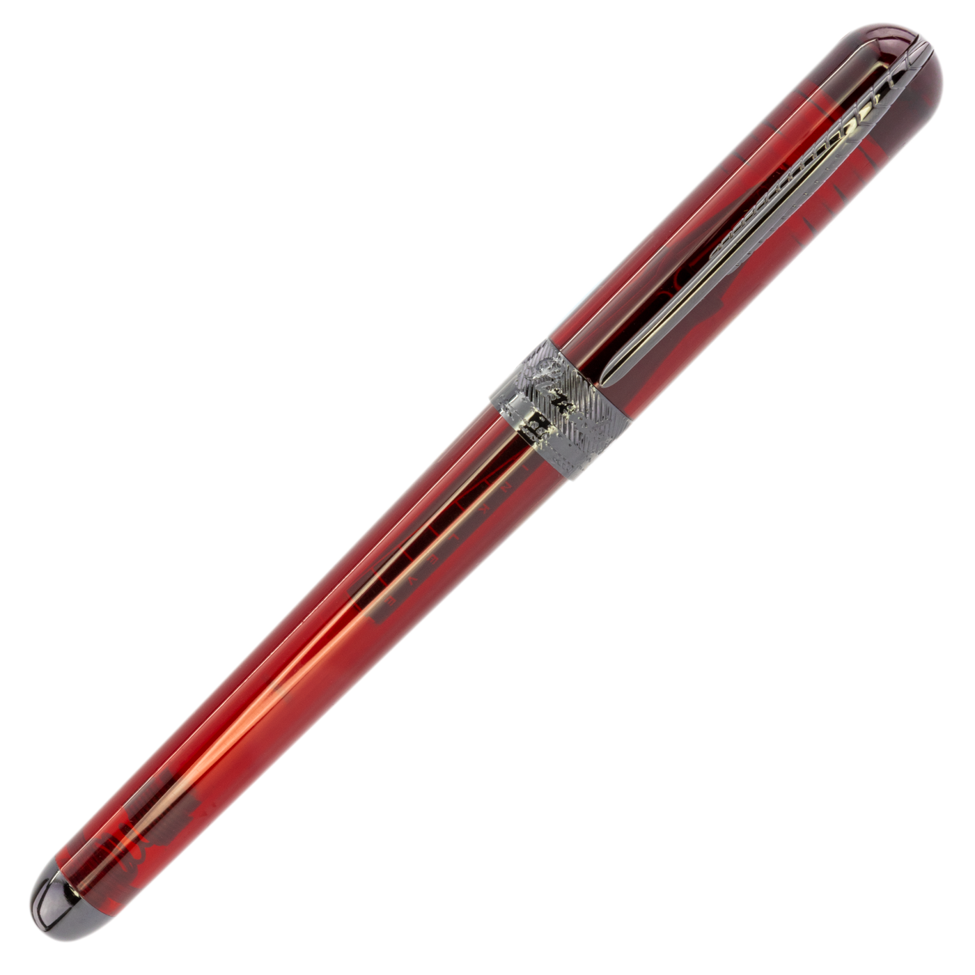 Pineider Avatar Black Edition UR Rollerball- Wine Red