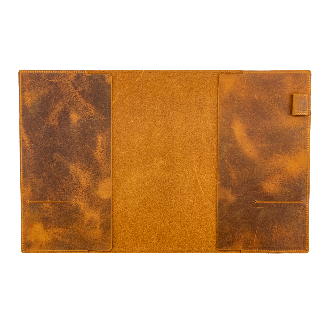 Galen Leather Co.  Leather Slim B5 Notebook / Planner Cover - Crazy Horse Tan