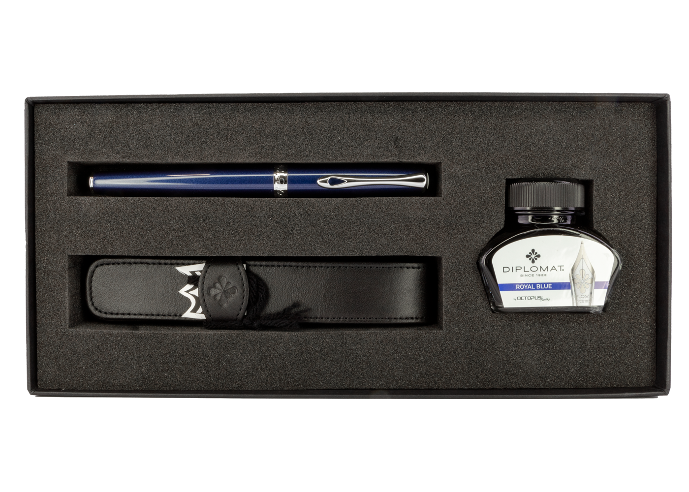 Diplomat Excellence A2 Midnight Blue Fountain Pen Gift Set