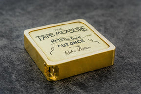 Galen Leather Co. Brass Tape Measure