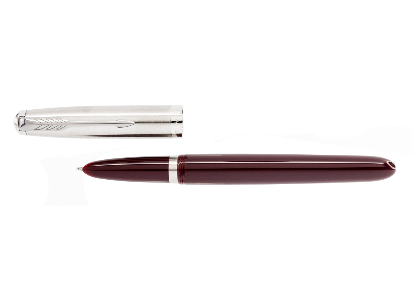 Parker 51 Burgundy with Chrome Trim Fountain Pen