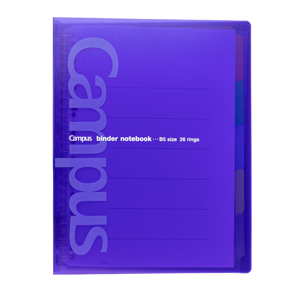 Kokuyo Campus B5 Binder 26 Ring - Purple