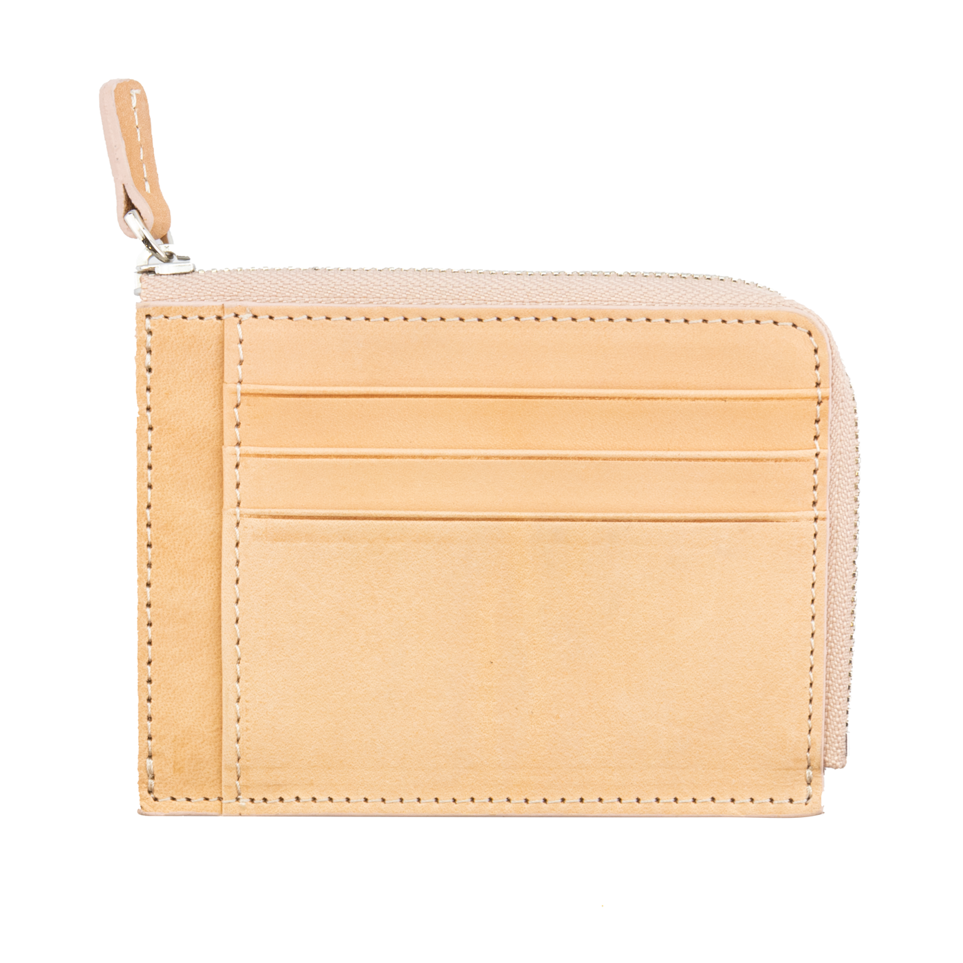 Galen Leather Co. Zippered Mega Mini Wallet- Undyed Leather