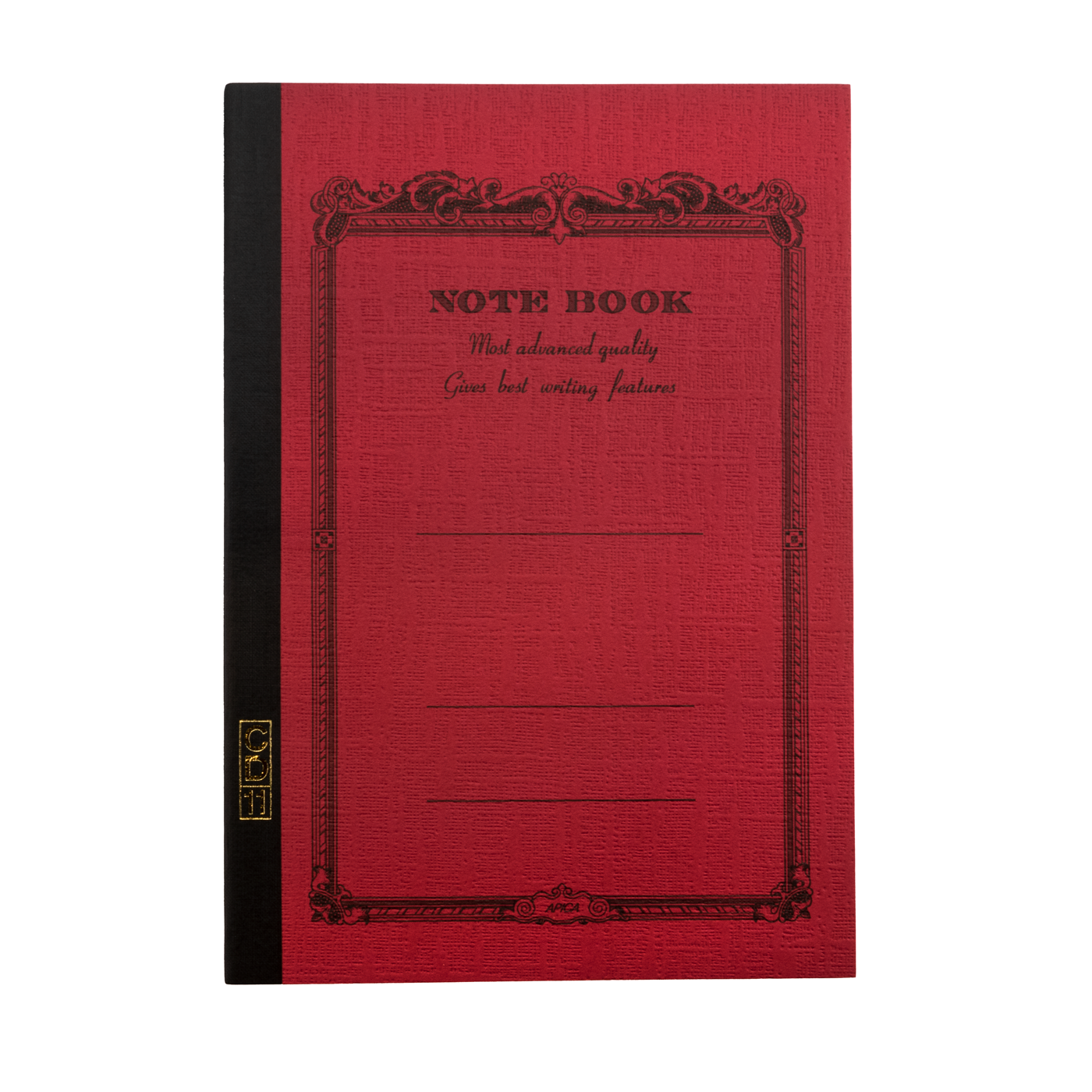 Nota A5 Cd R APICA CD A5 Notebook - Red 7mm Ruled