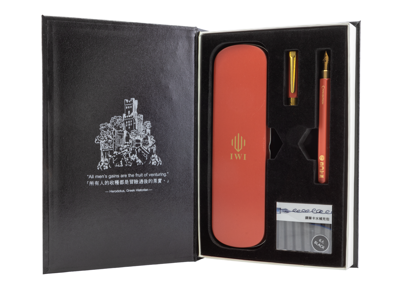 IWI Civilization Fountain Pen Red