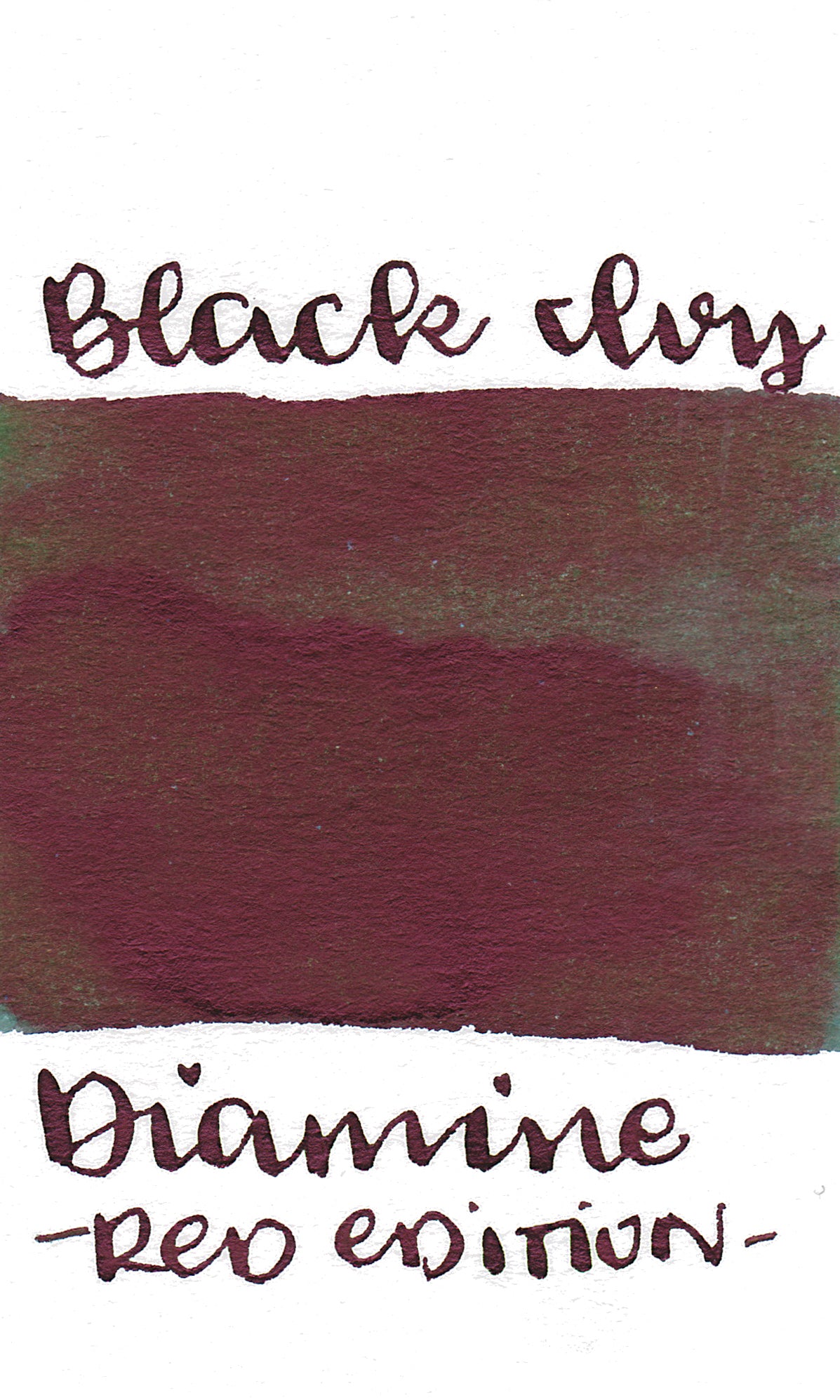 Diamine Red Edition Black Ivy Sheen