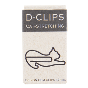 Midori D-Clips - Stretching Cat