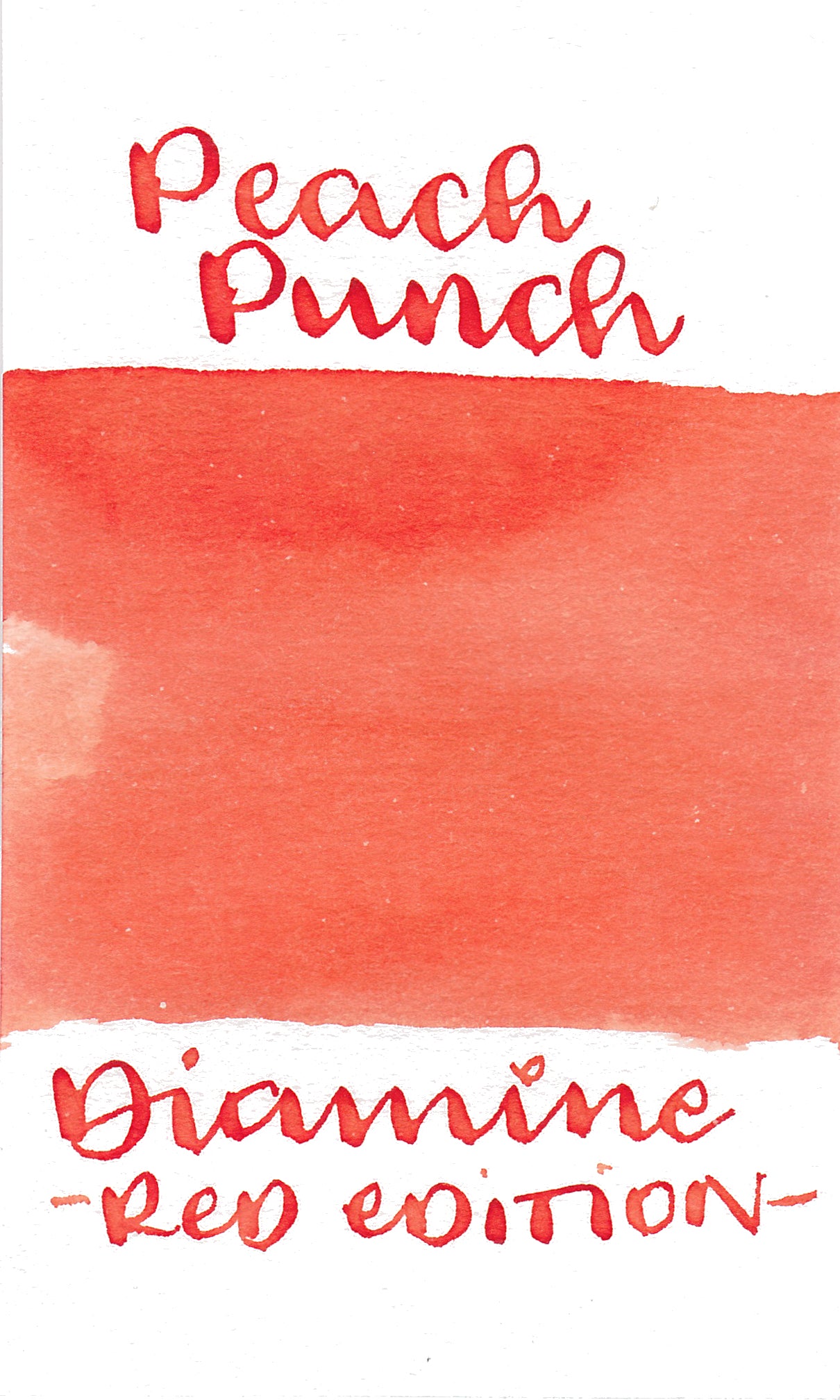 Diamine Red Edition Peach Punch