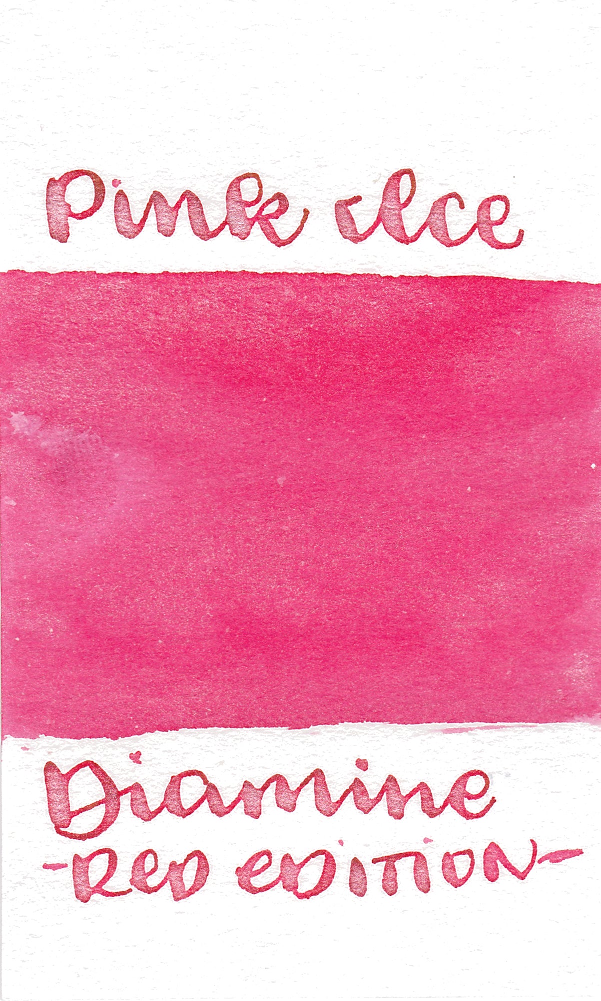 Diamine Red Edition Pink Ice Shimmer