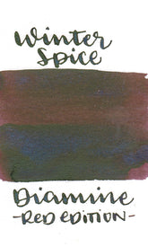 Diamine Red Edition Winter Spice Shimmer & Sheen