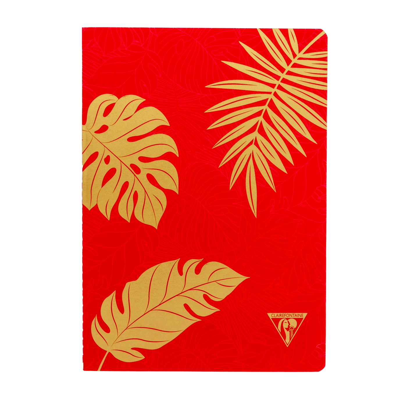Clairefontaine Neo Deco Collection - Madder Red - Staplebound Notebook (48 Sheets)