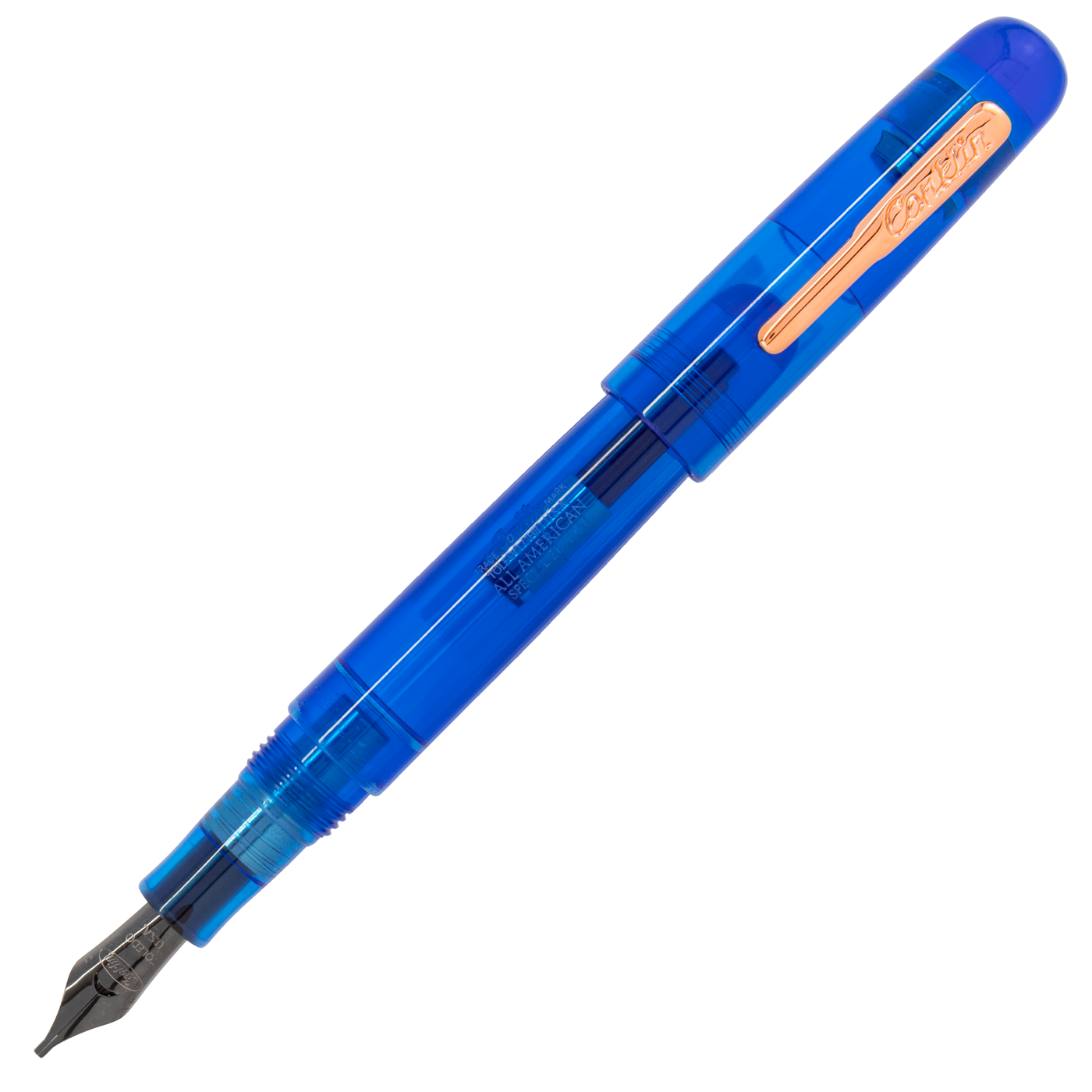 Conklin All American Demo Blue Fountain Special Edition