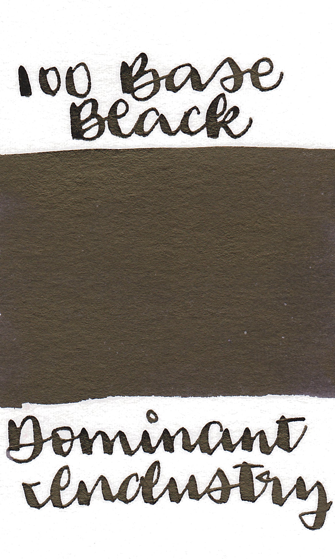 Dominant Industry - Standard - Base Black No.100