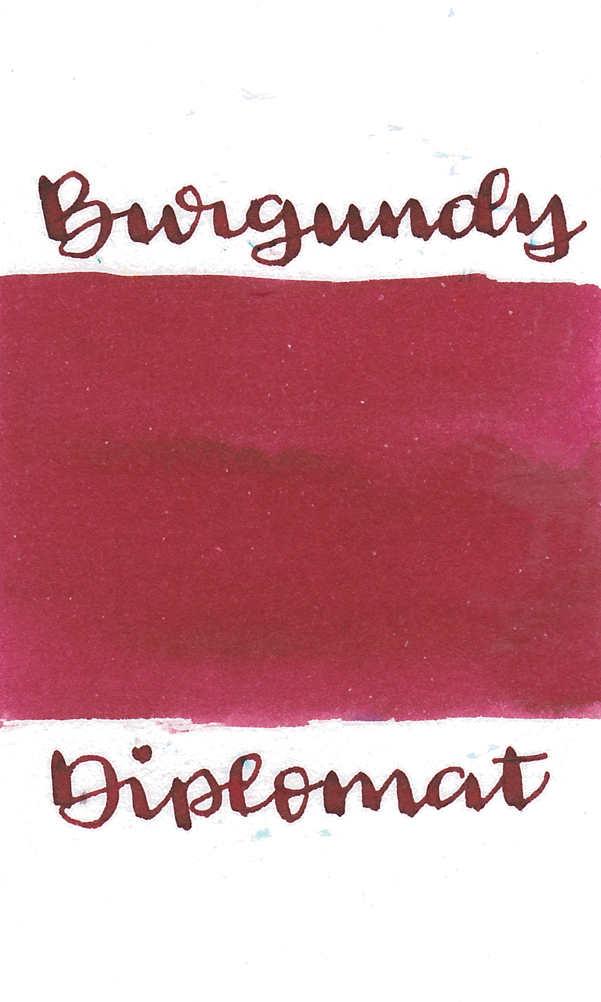 Diplomat Burgundy Ink