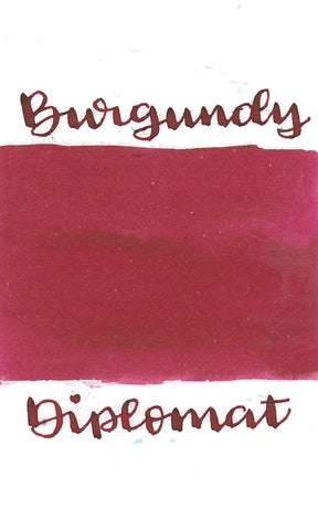 Diplomat Burgundy Ink