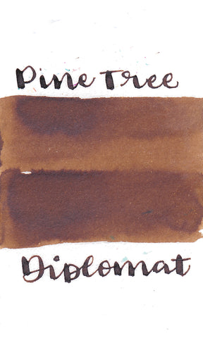 Diplomat Pine Tree Brown Ink