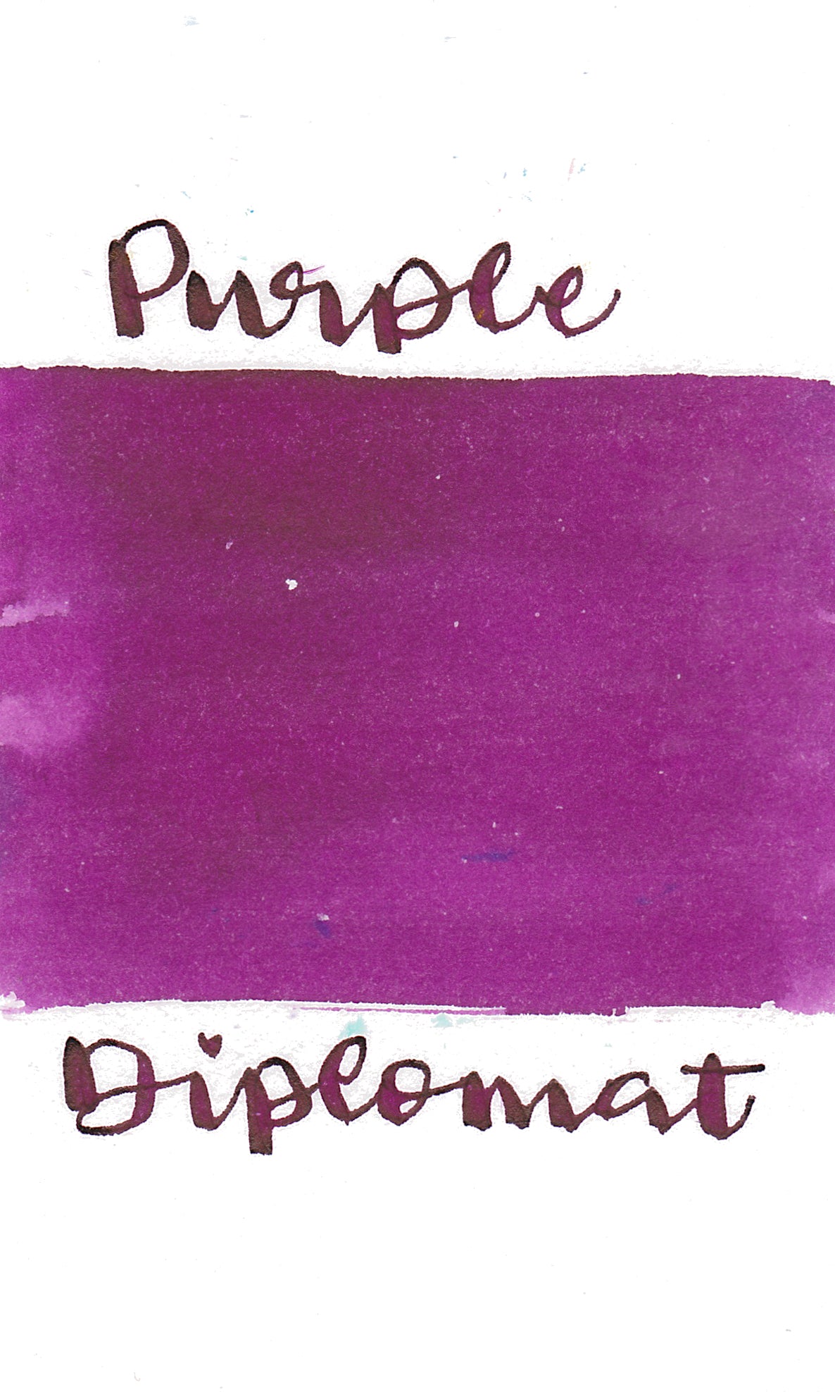 Diplomat Purple Ink