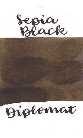 Diplomat Sepia Black Ink