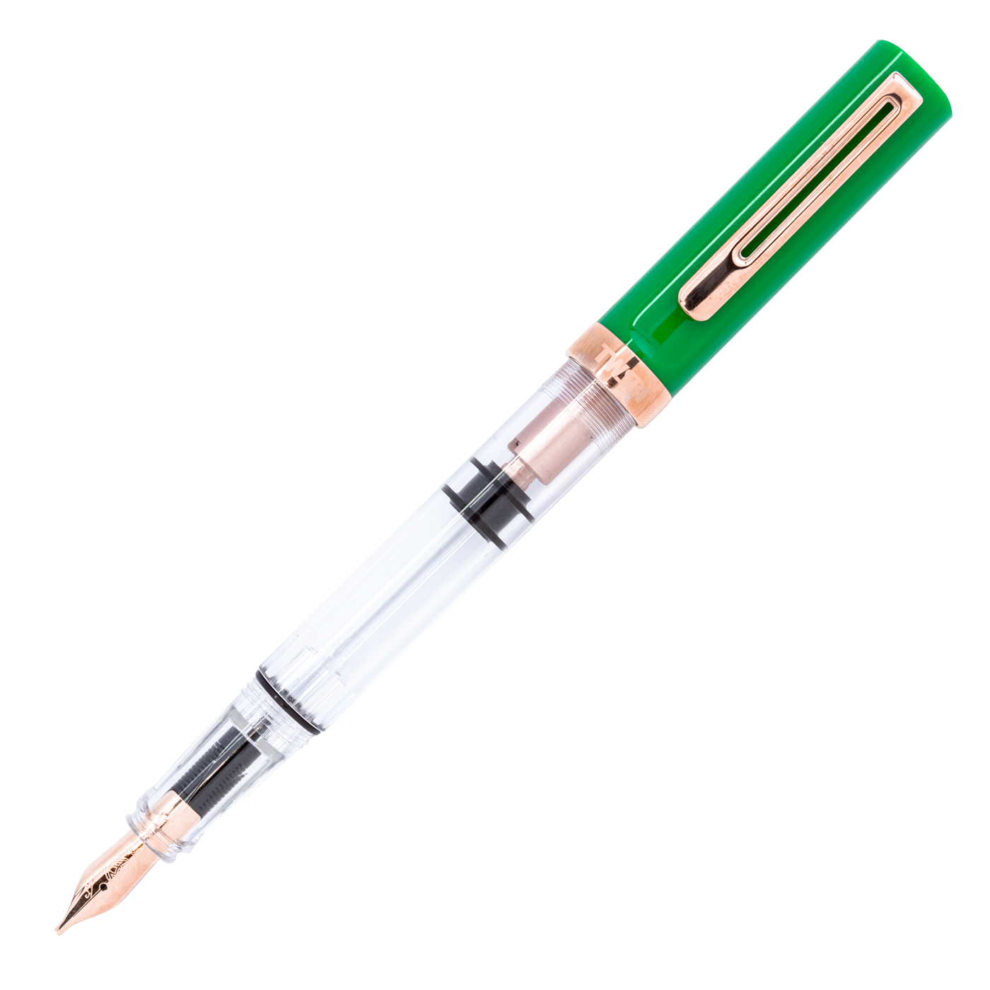 TWSBI ECO T Royal Jade w/ Rose Gold Fountain Gift Set