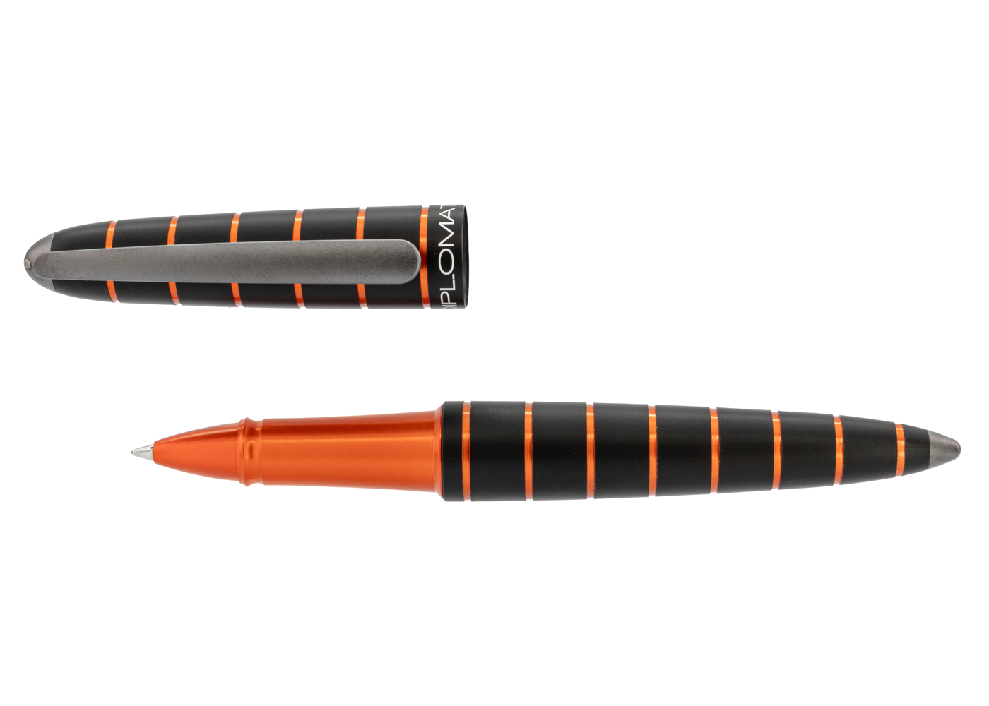 Diplomat Elox Ring Black/Orange Rollerball