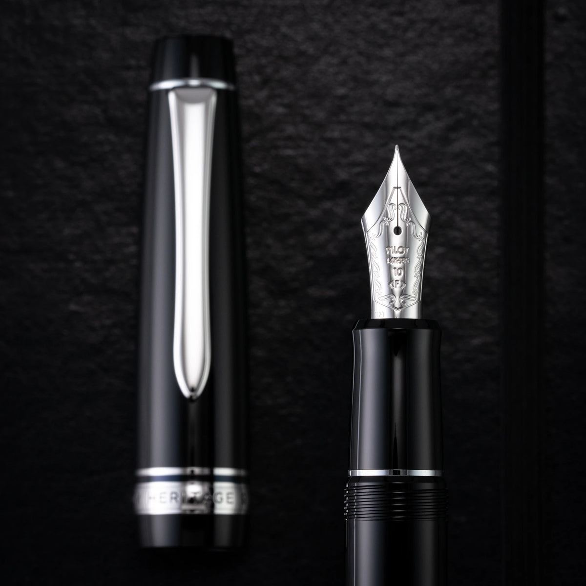 Pilot Custom 912 - Black with Rhodium Trim