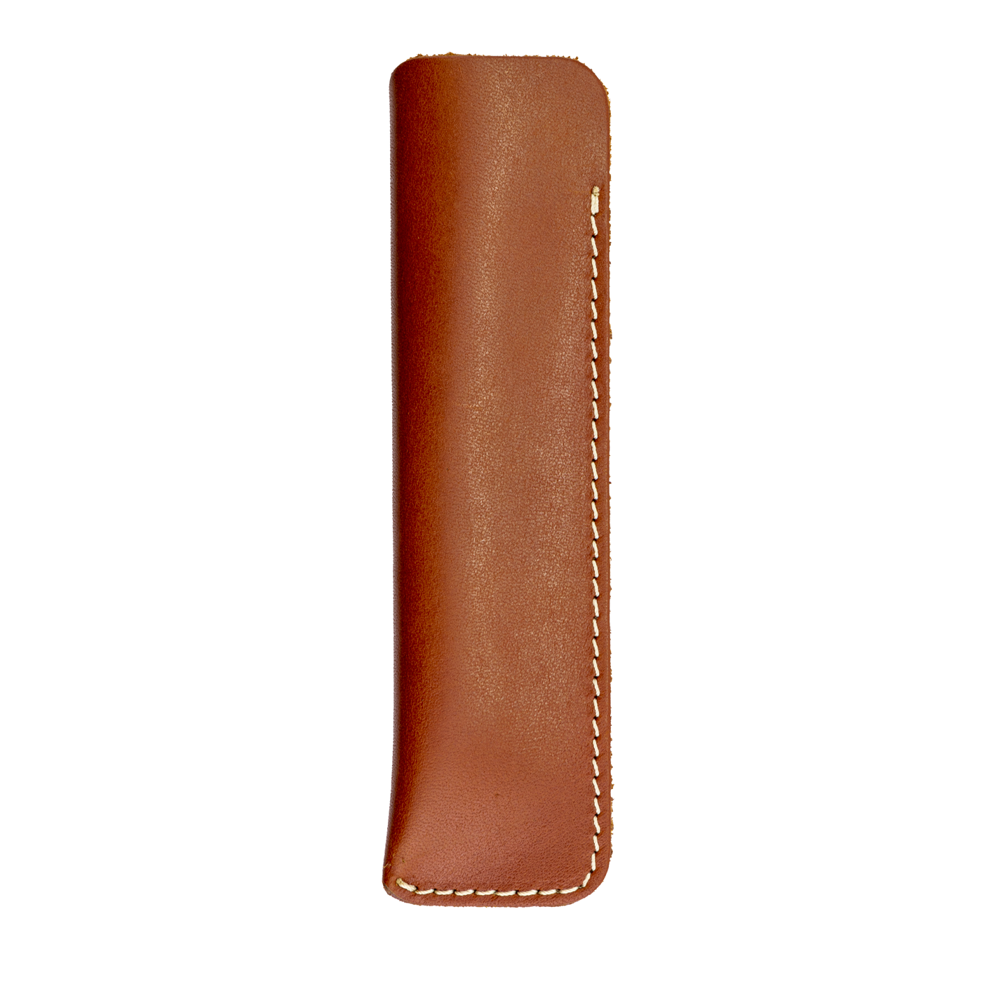 Galen Leather Co. Leather Single Pen Sleeve- Brown