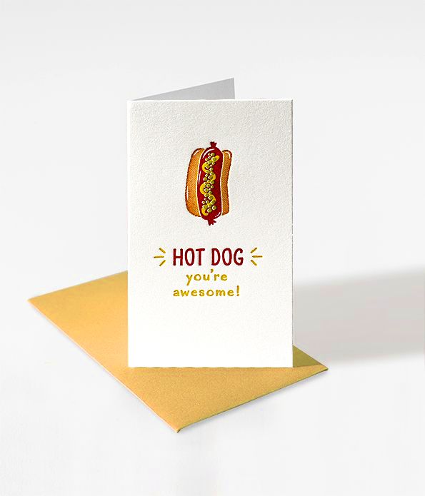 Elum Designs Hot Dog Mini Notes