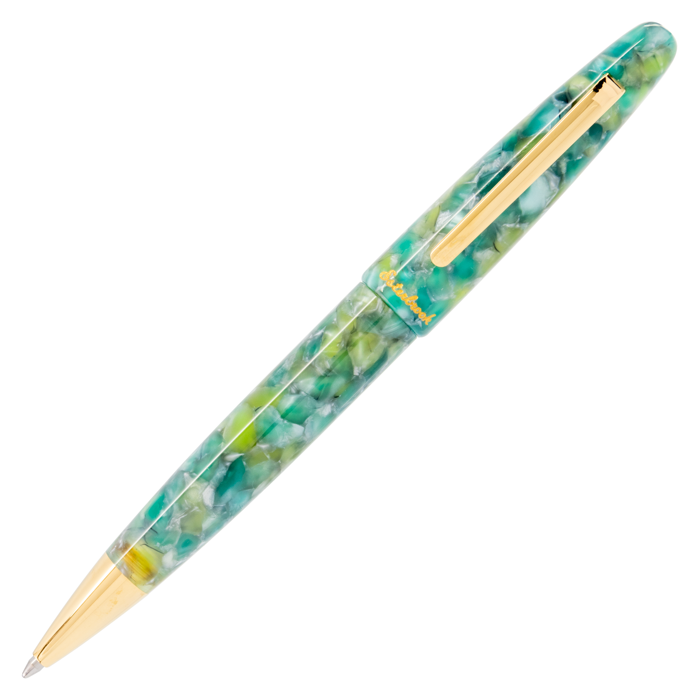 Esterbrook Estie Sea Glass with Gold Trim Ballpoint