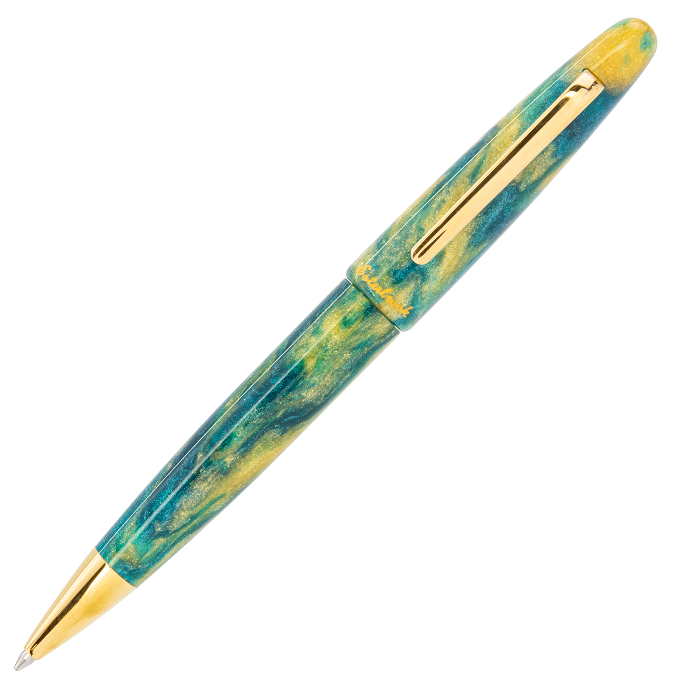 Esterbrook Estie Gold Rush Frontier Green Ballpoint