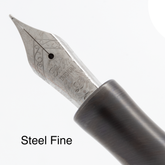 Laban Skeleton Matte Gunmetal Plated Fountain Pen