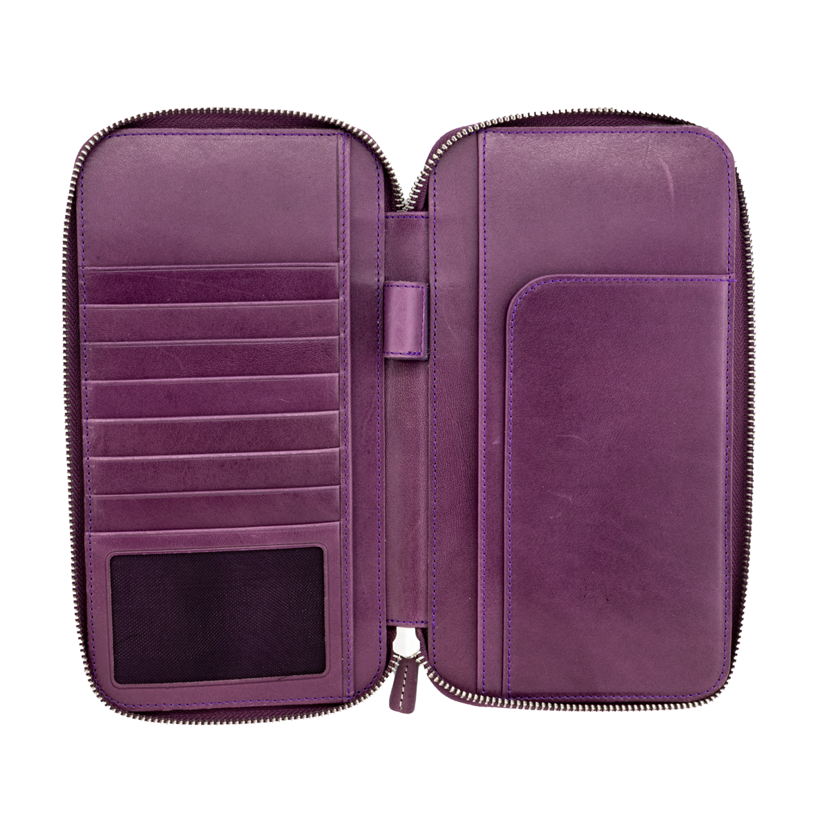 Galen Leather Co. Zippered Hobonichi Weeks Cover- Purple