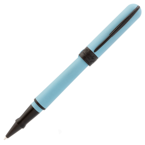 The Pineider Avatar UR - Ice Blue Rollerball pen. The body material is an extremely pure transparent resin developed for Pineider in Florence, to which we have given the name Ultra Resin . 