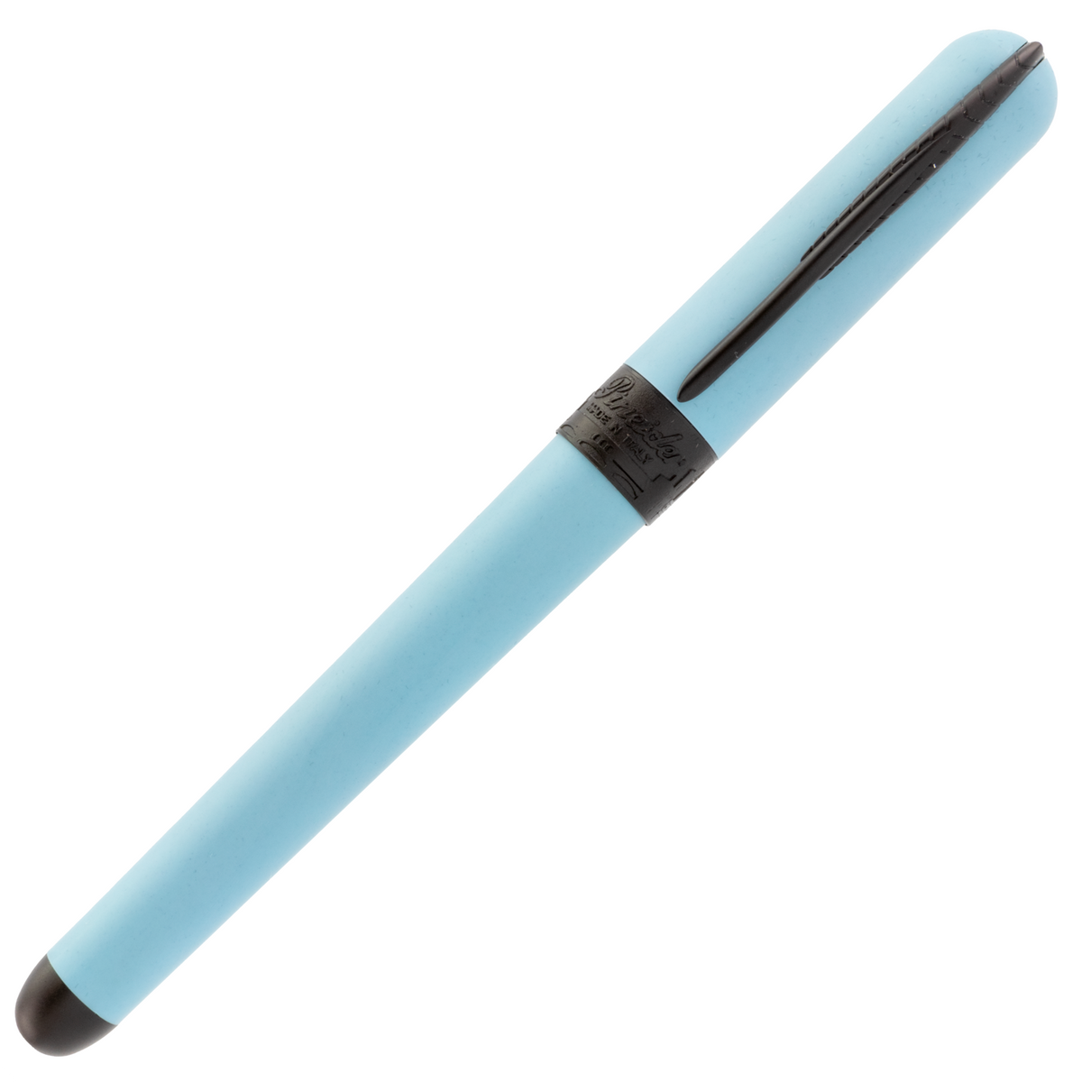 The Pineider Avatar UR - Ice Blue Rollerball pen. The body material is an extremely pure transparent resin developed for Pineider in Florence, to which we have given the name Ultra Resin .