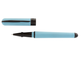 The Pineider Avatar UR - Ice Blue Rollerball pen. The body material is an extremely pure transparent resin developed for Pineider in Florence, to which we have given the name Ultra Resin .