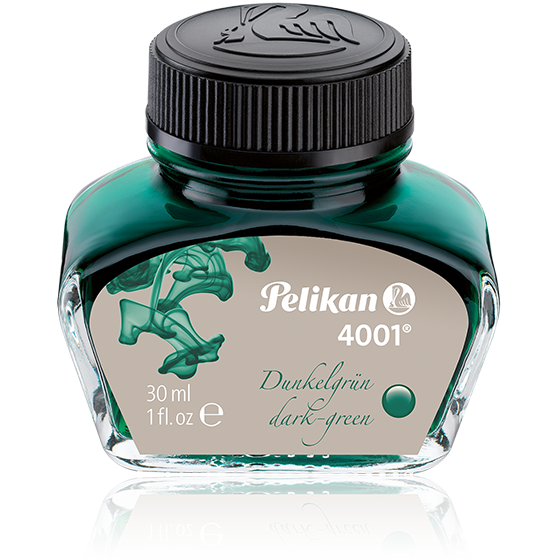Pelikan 4001 Dunkelgrün/Dark Green Ink