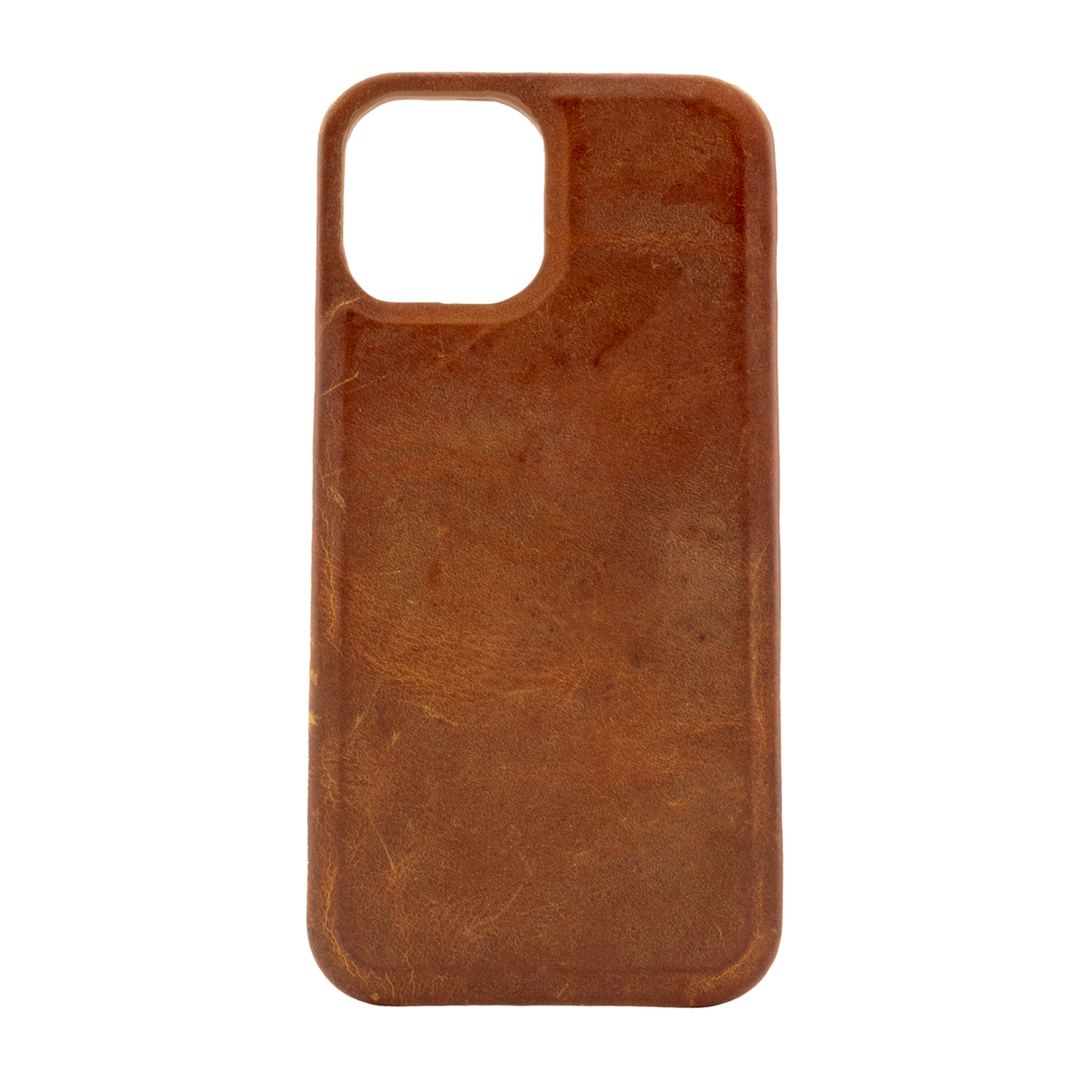 Galen Leather Co. Leather Hardback Case Iphone 12 Pro Max(6.7")- Crazy Horse Brown