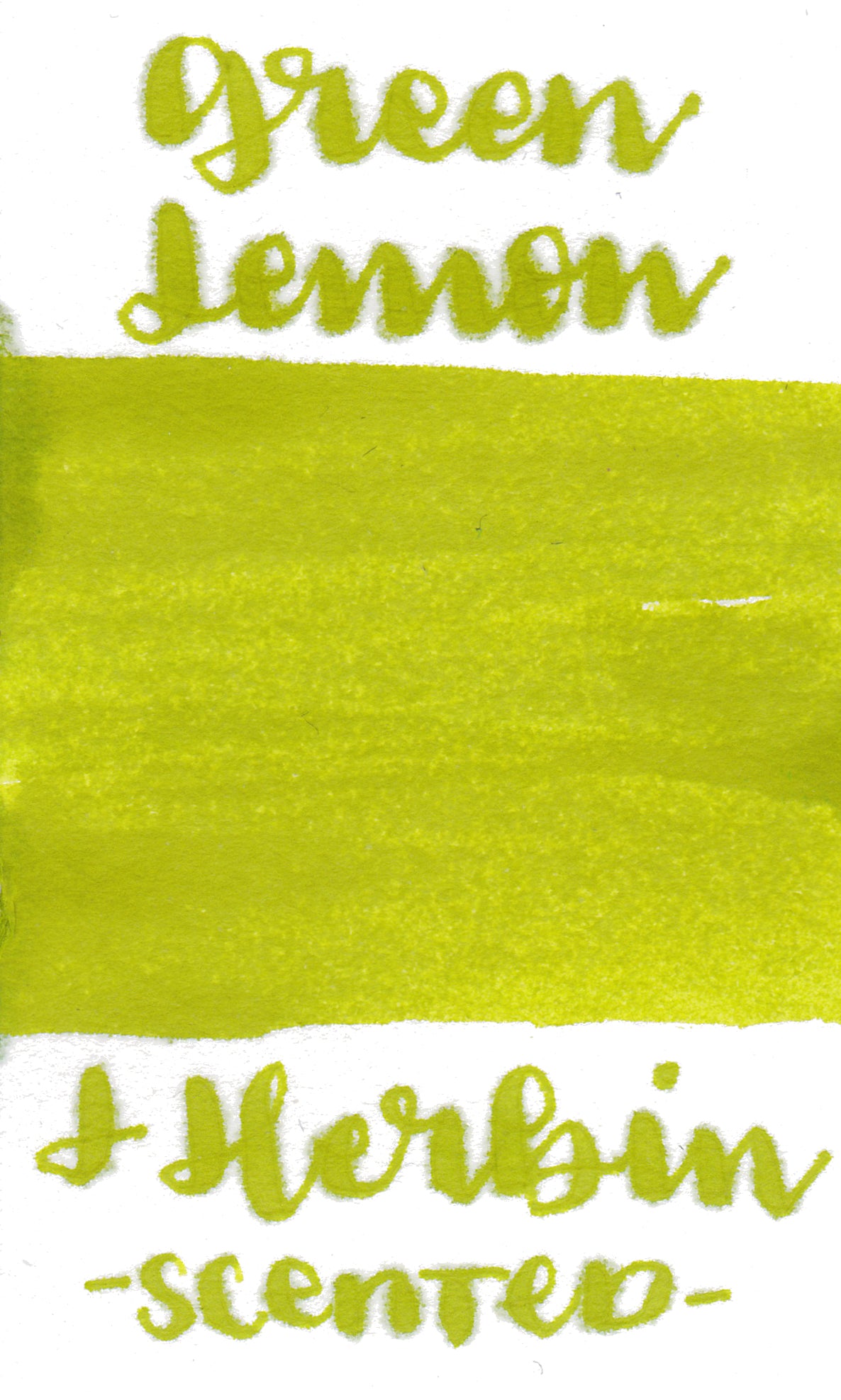 J Herbin Scented Lemon- Green