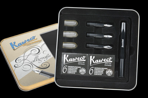 Kaweco Calligraphy Black Fountain Set