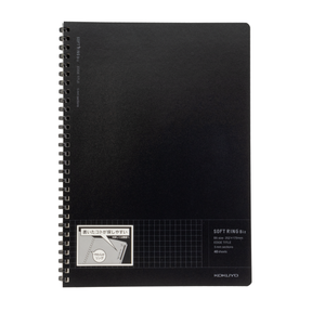 Kokuyo Biz B5 Soft Ring Notebook- Black