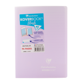 Clairefontaine Koverbook Blush- Staplebound Notebook (48 Sheets) - A5 - Lilas