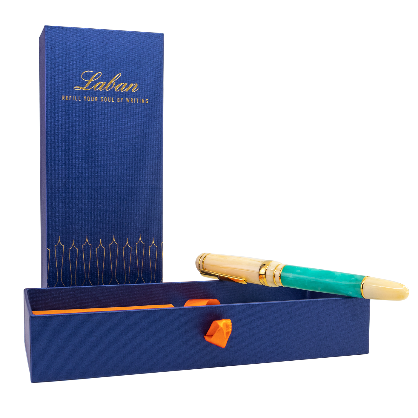 Laban Lagoon Aqua Fountain Pen