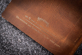 Galen Leather Co. Leather Notebook - Tomoe River Paper - A5 Crazy Horse Brown