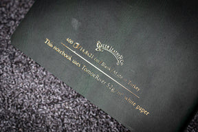 Galen Leather Co. Leather Notebook - Tomoe River Paper - A5 Crazy Horse Green