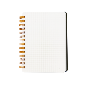 Life Stationery A6 Spiral Pocket Notebook 5mm Grid - Red