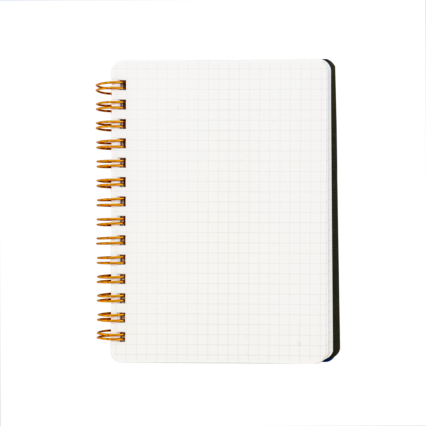 Life Stationery A6 Spiral Pocket Notebook 5mm Grid - Navy