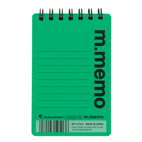 Maruman M.Memo Mini  Notepad A7- 6mm Rule - Lined