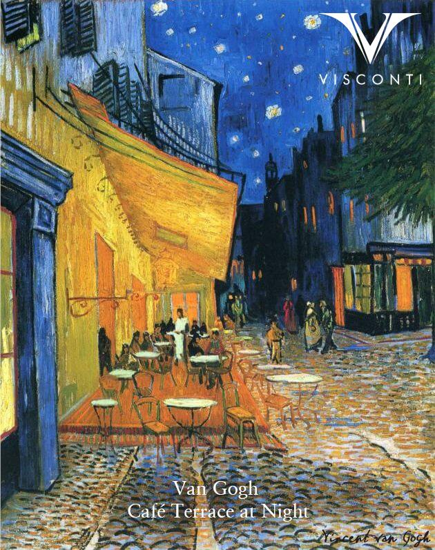 Visconti Van Gogh Cafe Terrace at Night Fountain